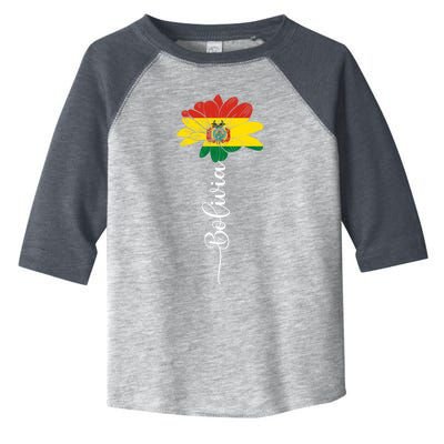 Bolivia Flag Sunflower Vintage Bolivians Lover Taiwan Funny Gift Toddler Fine Jersey T-Shirt