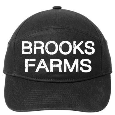 Brooks Farms Squad Family Reunion Last Name Team Great Gift 7-Panel Snapback Hat