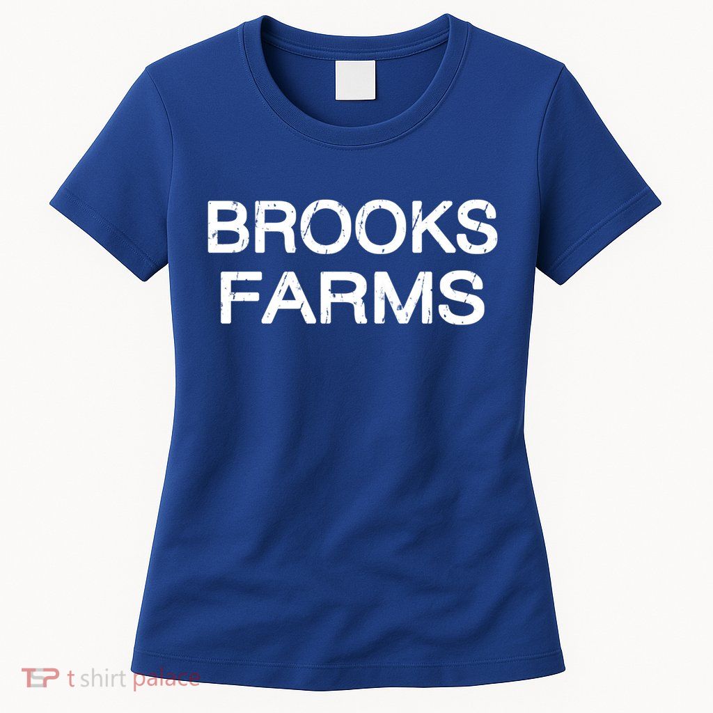 Brooks Farms Squad Family Reunion Last Name Team Great Gift Womens T-Shirt