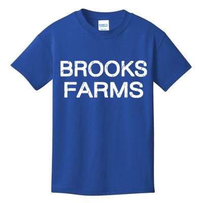 Brooks Farms Squad Family Reunion Last Name Team Great Gift Kids T-Shirt