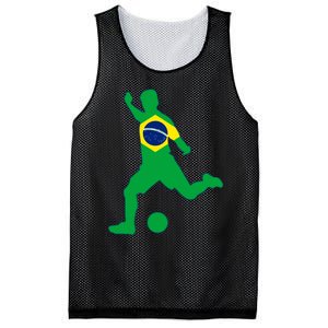 Brazil Flag Soccer Player Brasil Futbol Brazilian Football Mesh Reversible Basketball Jersey Tank