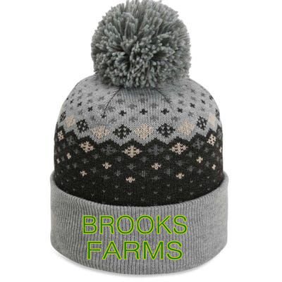 Brooks Farms Squad Family Reunion Last Name Team Gift The Baniff Cuffed Pom Beanie