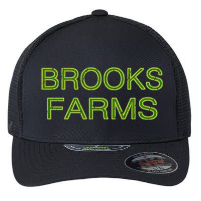 Brooks Farms Squad Family Reunion Last Name Team Gift Flexfit Unipanel Trucker Cap