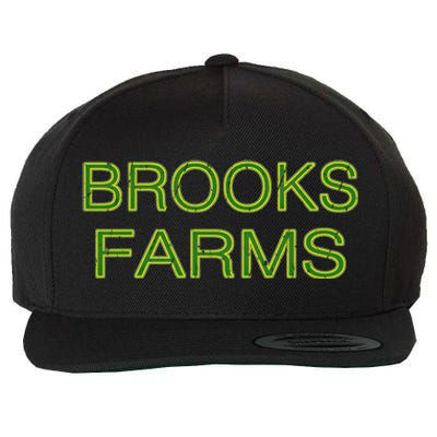 Brooks Farms Squad Family Reunion Last Name Team Gift Wool Snapback Cap