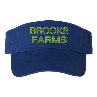 Brooks Farms Squad Family Reunion Last Name Team Gift Valucap Bio-Washed Visor