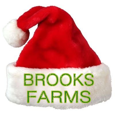 Brooks Farms Squad Family Reunion Last Name Team Gift Premium Christmas Santa Hat