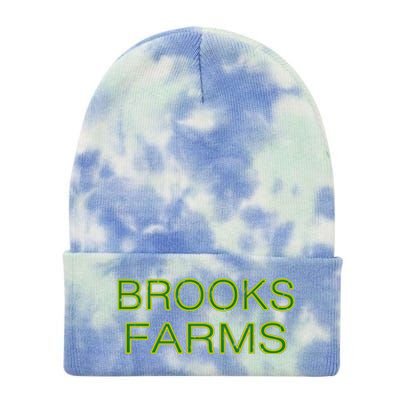 Brooks Farms Squad Family Reunion Last Name Team Gift Tie Dye 12in Knit Beanie