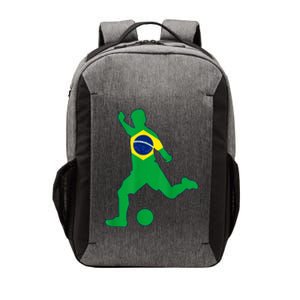 Brazil Flag Soccer Player Brasil Futbol Brazilian Football Vector Backpack