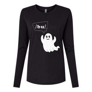 Boo Funny Slpa Halloween Slp Speech Therapy Ipa Pathology Womens Cotton Relaxed Long Sleeve T-Shirt