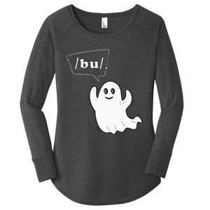 Boo Funny Slpa Halloween Slp Speech Therapy Ipa Pathology Women's Perfect Tri Tunic Long Sleeve Shirt