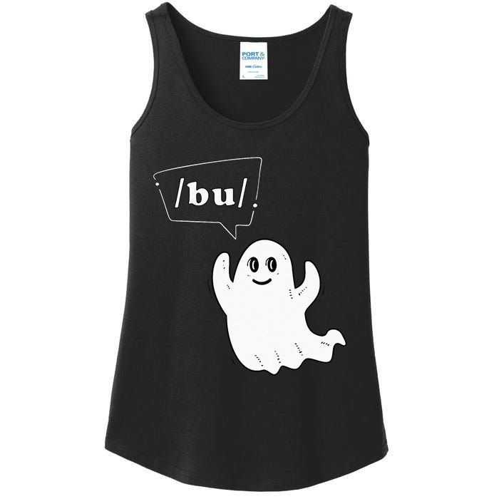 Boo Funny Slpa Halloween Slp Speech Therapy Ipa Pathology Ladies Essential Tank