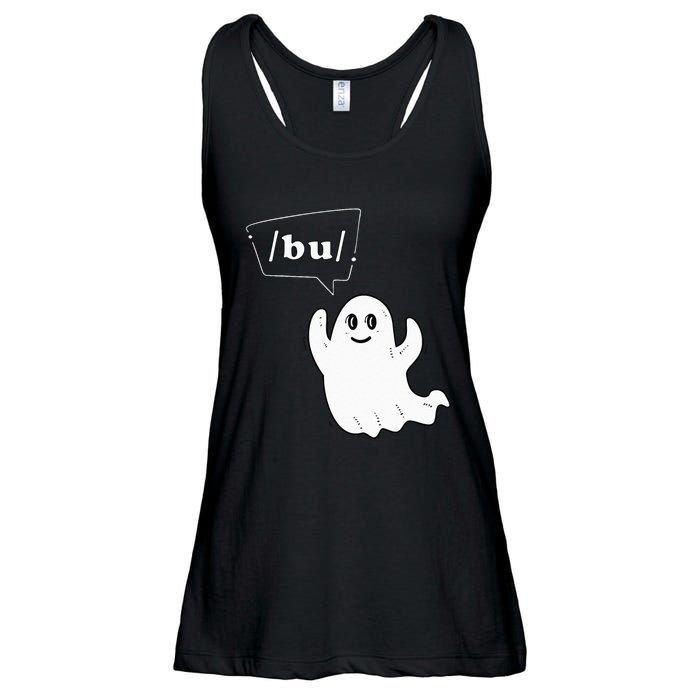 Boo Funny Slpa Halloween Slp Speech Therapy Ipa Pathology Ladies Essential Flowy Tank