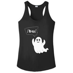 Boo Funny Slpa Halloween Slp Speech Therapy Ipa Pathology Ladies PosiCharge Competitor Racerback Tank