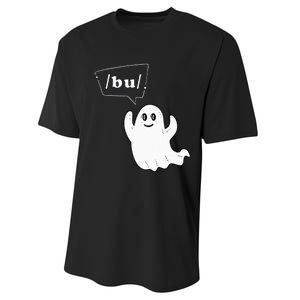 Boo Funny Slpa Halloween Slp Speech Therapy Ipa Pathology Performance Sprint T-Shirt