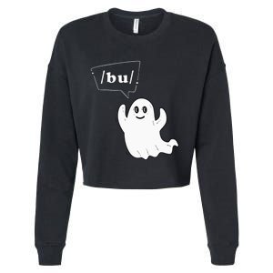 Boo Funny Slpa Halloween Slp Speech Therapy Ipa Pathology Cropped Pullover Crew