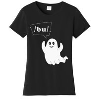 Boo Funny Slpa Halloween Slp Speech Therapy Ipa Pathology Women's T-Shirt