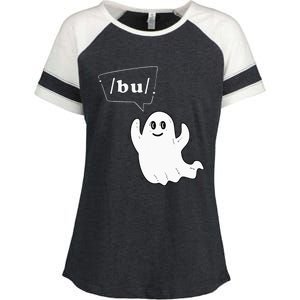 Boo Funny Slpa Halloween Slp Speech Therapy Ipa Pathology Enza Ladies Jersey Colorblock Tee