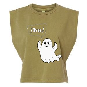 Boo Funny Slpa Halloween Slp Speech Therapy Ipa Pathology Garment-Dyed Women's Muscle Tee