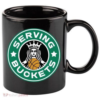 Basketball Funny Serving Buckets Great 11oz C Handle Ceramic Mug