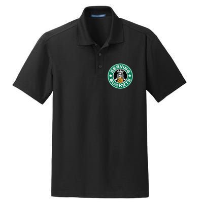 Basketball Funny Serving Buckets Great Dry Zone Grid Polo