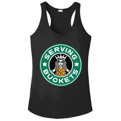 Basketball Funny Serving Buckets Great Ladies PosiCharge Competitor Racerback Tank