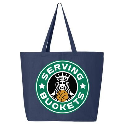 Basketball Funny Serving Buckets Great 25L Jumbo Tote