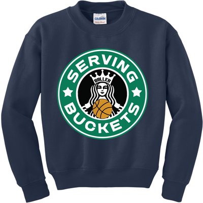 Basketball Funny Serving Buckets Great Kids Sweatshirt