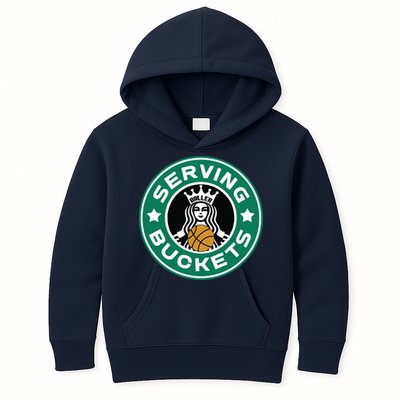Basketball Funny Serving Buckets Great Kids Hoodie