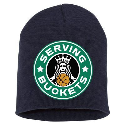 Basketball Funny Serving Buckets Great Short Acrylic Beanie