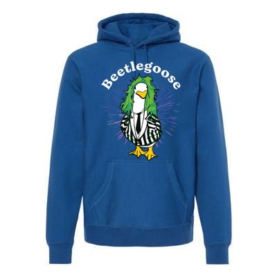 Beetlegoose Funny Silly Goose Spooky Premium Hoodie