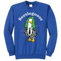 Beetlegoose Funny Silly Goose Spooky Tall Sweatshirt