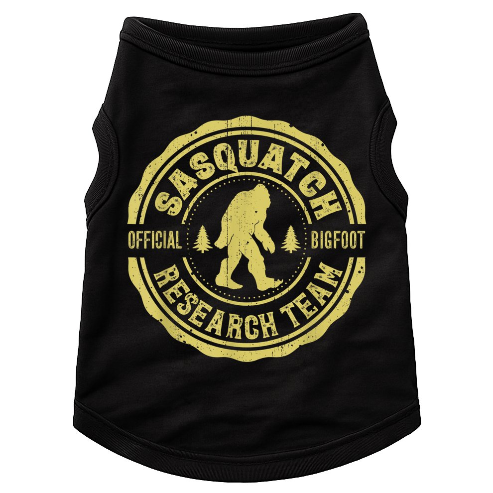 Bigfoot Finding Sasquatch Research Team Men Retro Vintage Doggie Tank