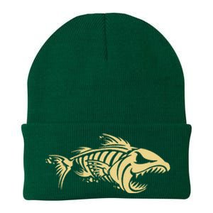 Bone Fish Skeleton Knit Cap Winter Beanie