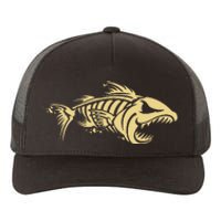 Bone Fish Skeleton Yupoong Adult 5-Panel Trucker Hat