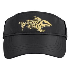 Bone Fish Skeleton Adult Drive Performance Visor