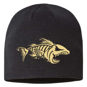 Bone Fish Skeleton Sustainable Beanie