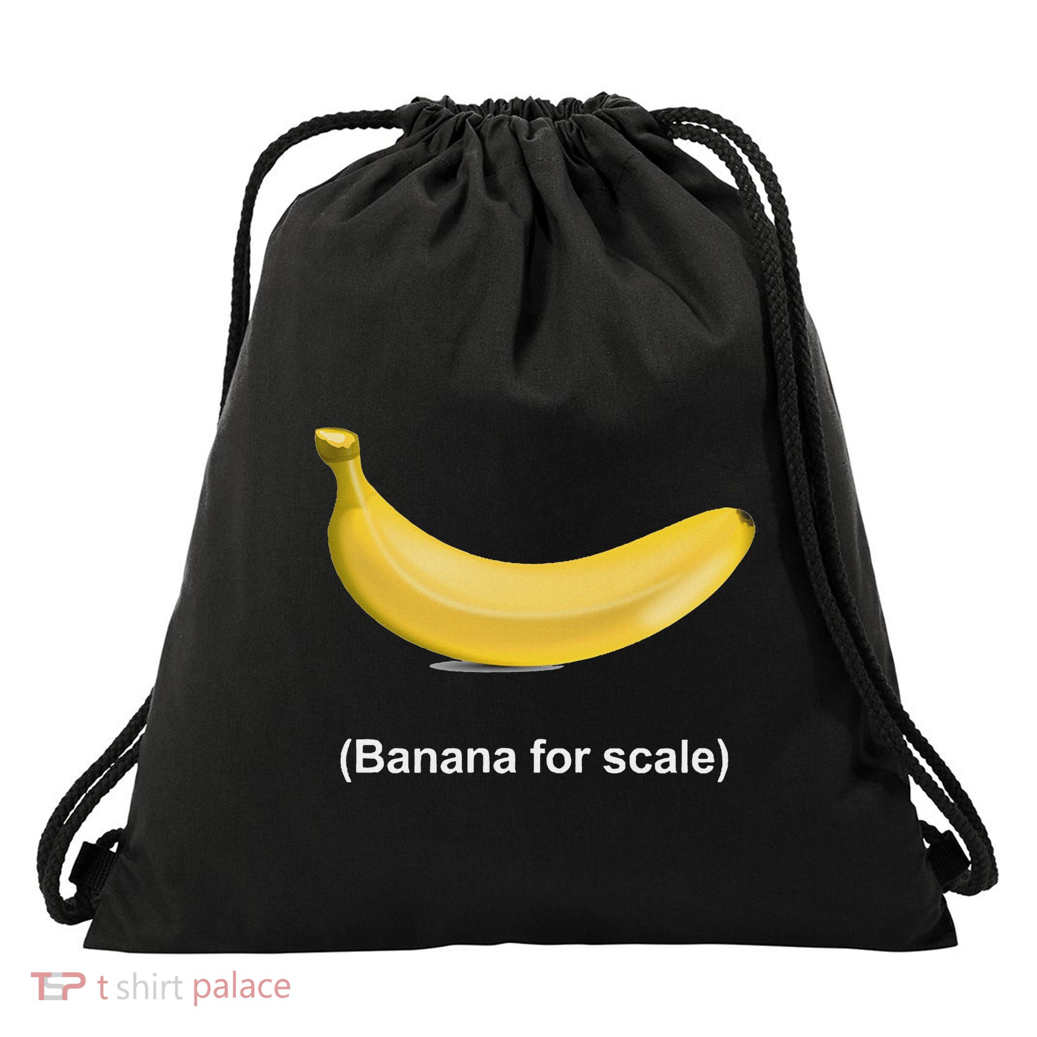 Banana For Scale Drawstring Bag