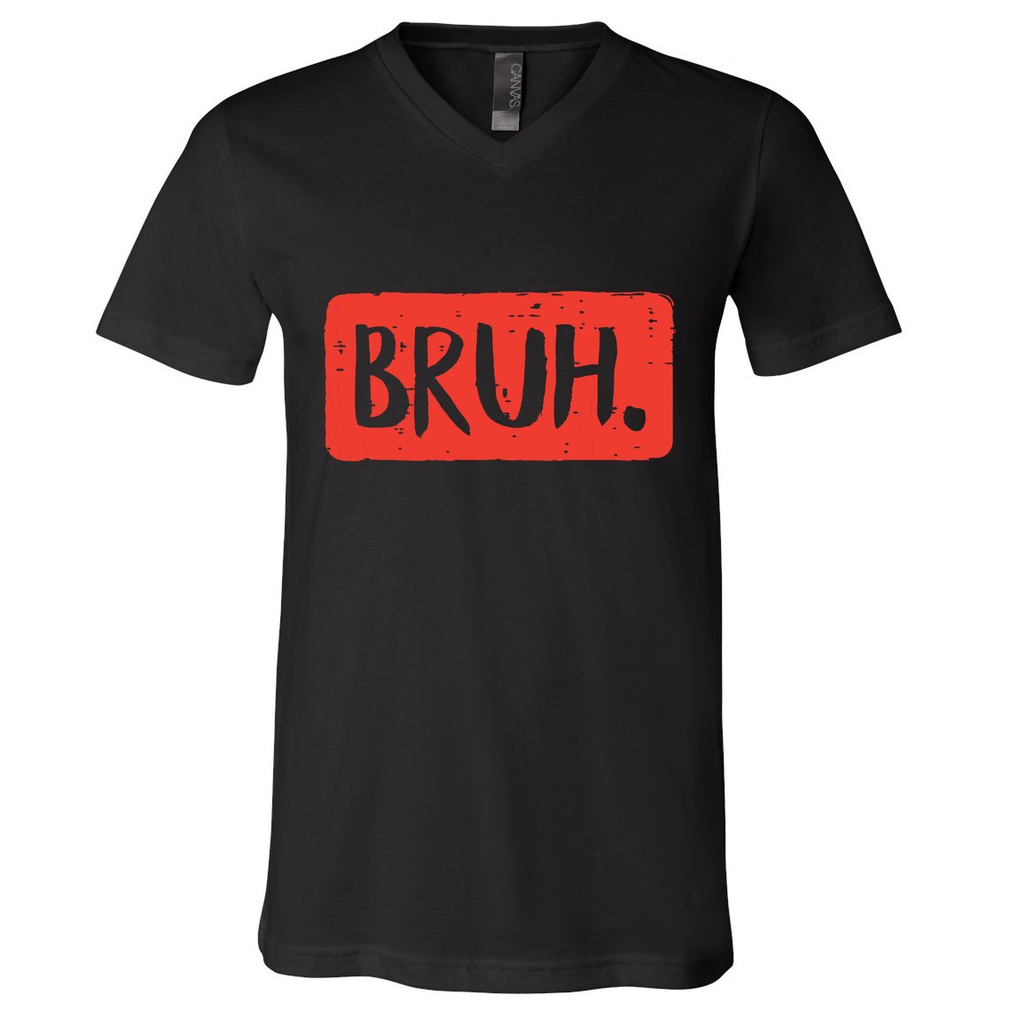 Bruh Funny Saying Meme Bro Mom Slang Boy Girl V-Neck T-Shirt