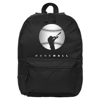 Baseball Funny sport Baseball   16 in Basic Backpack