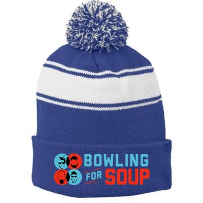 Bowling For Soup Stripe Pom Pom Beanie