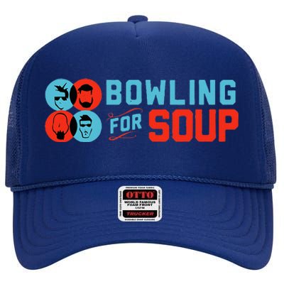 Bowling For Soup High Crown Mesh Back Trucker Hat