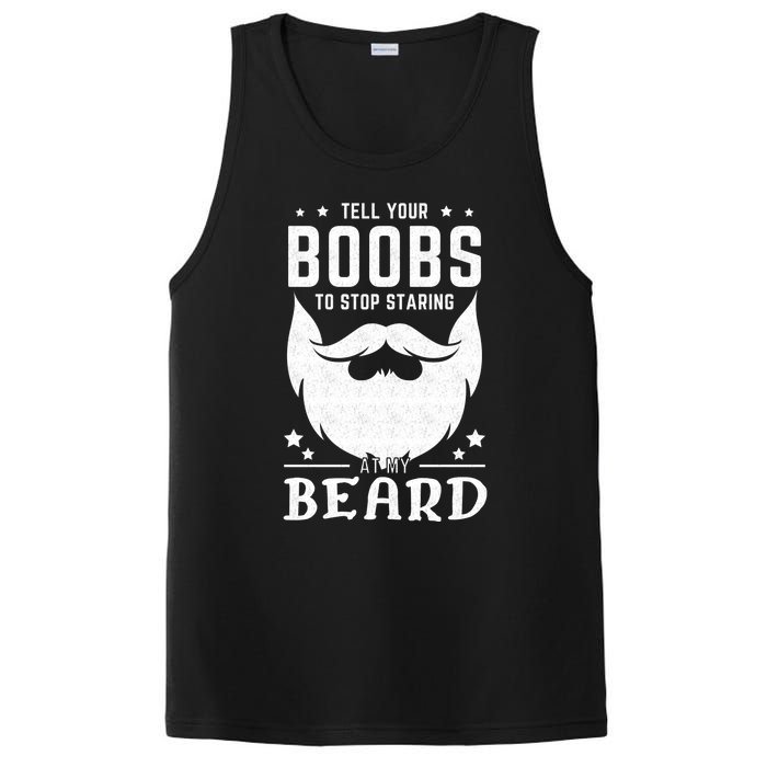 Beard Funny Saying Bearded Dirty Gift Idea PosiCharge Competitor Tank