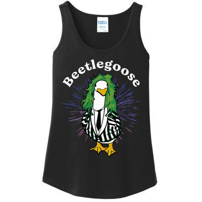 Beetlegoose Funny Silly Goose Spooky Design Ladies Essential Tank