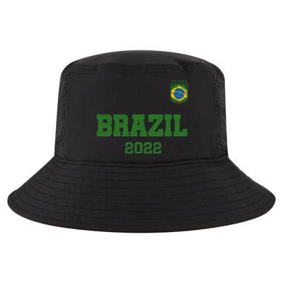 Brazil Flag Soccer Player Jersey Support Brazil Cool Comfort Performance Bucket Hat