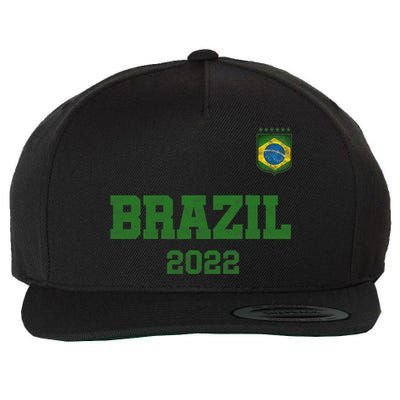 Brazil Flag Soccer Player Jersey Support Brazil Wool Snapback Cap