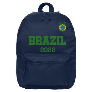 Brazil Flag Soccer Player Jersey Support Brazil 16 in Basic Backpack