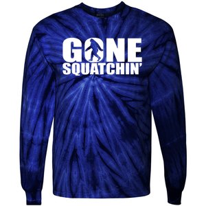 Big Foot Sasquatch Tie-Dye Long Sleeve Shirt