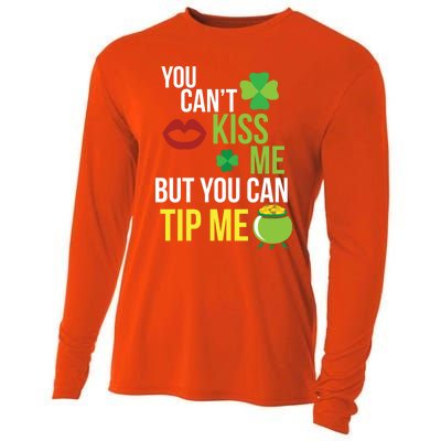 Bartender Funny St Patricks Day Waitress Waiter Server Gift Cooling Performance Long Sleeve Crew