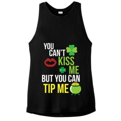 Bartender Funny St Patricks Day Waitress Waiter Server Gift Ladies PosiCharge Tri-Blend Wicking Tank