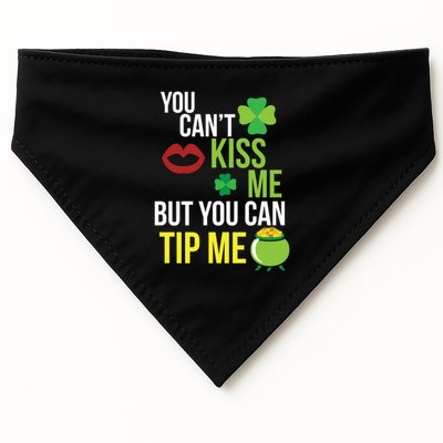 Bartender Funny St Patricks Day Waitress Waiter Server Gift USA-Made Doggie Bandana